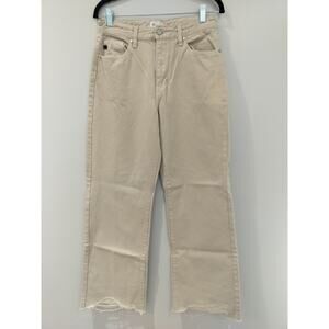 KanCan KC7452CM Jeans Size 5/26 Ultra High Rise 90s Flare Cream